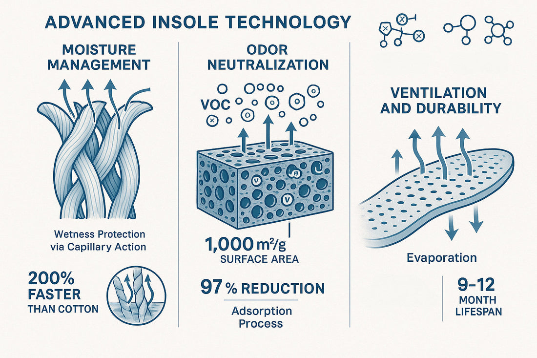 Science of Odor Control Insoles for Sweaty Feet 2025