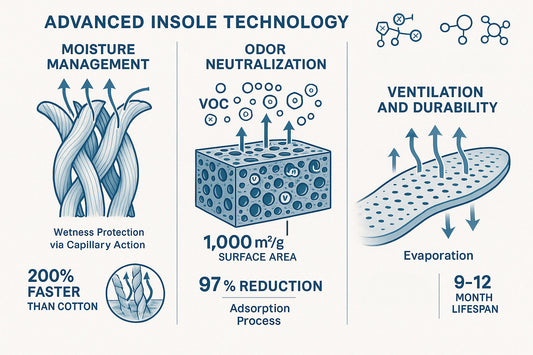 Science of Odor Control Insoles for Sweaty Feet 2025
